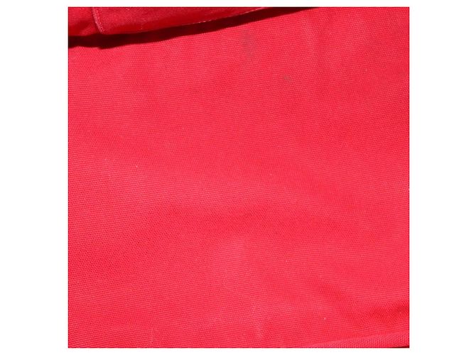 Borsa a mano PRADA Canapa MM in tela rossa Auth bs35937 Rosso - vista 11