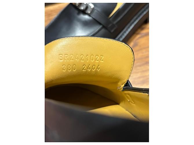 Mocassini Hermès Icone in pelle nera Nero - vista 5