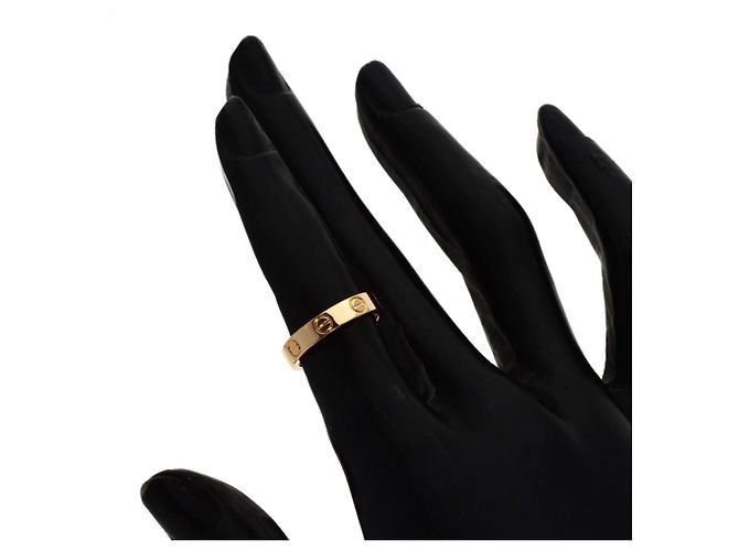Anello Mini Love in oro rosa 18K Cartier - vista 5