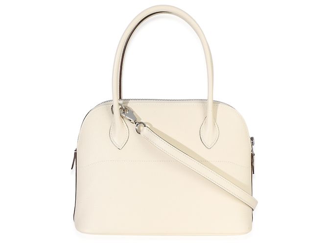 Hermès Nata Epsom 1923 Bolide 27 PHW Beige - vista 2