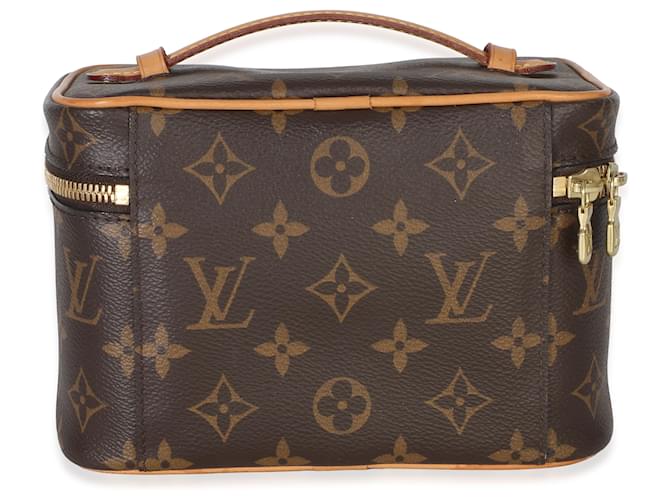 Louis Vuitton Monogram Canvas Nice Mini Vanity Marrone - vista 2