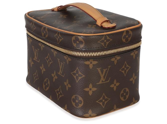 Louis Vuitton Monogram Canvas Nice Mini Vanity Marrone - vista 3