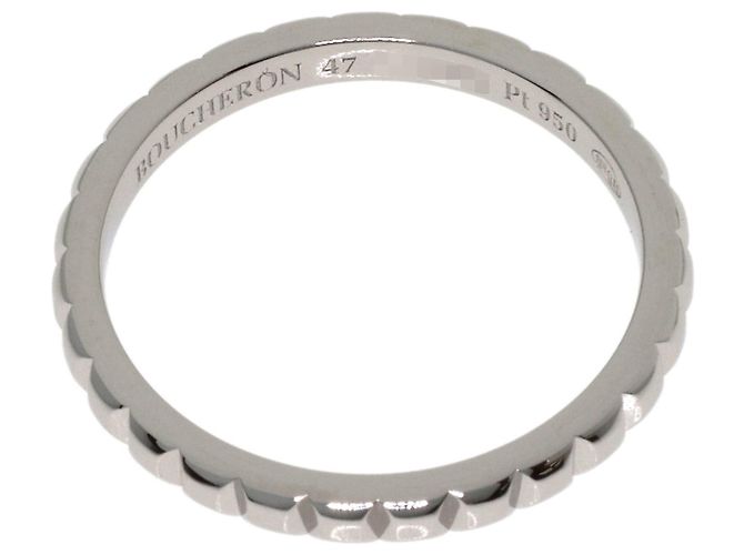 Boucheron Quatre Radiant #47 Platin Ring - Ansicht 4