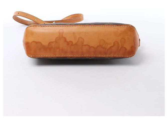 Borsa a tracolla Louis Vuitton Trotteur in tela Monogram marrone M51240 - vista 6