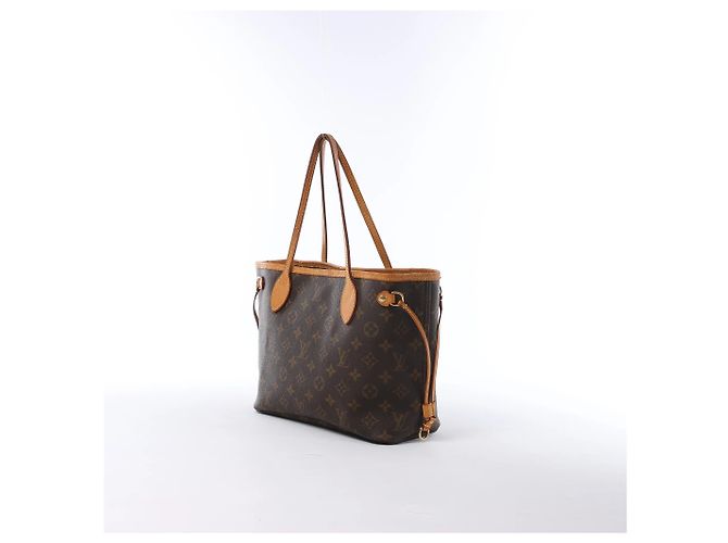 Borsa a tracolla Louis Vuitton Neverfull PM Monogram Canvas Marrone M40155 - vista 2