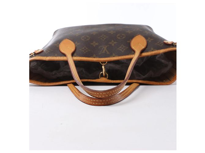 Borsa a tracolla Louis Vuitton Neverfull PM Monogram Canvas Marrone M40155 - vista 6
