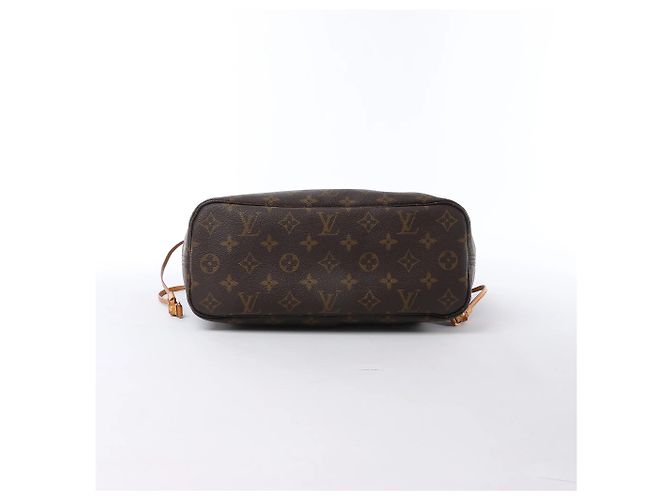 Borsa a tracolla Louis Vuitton Neverfull PM Monogram Canvas Marrone M40155 - vista 7