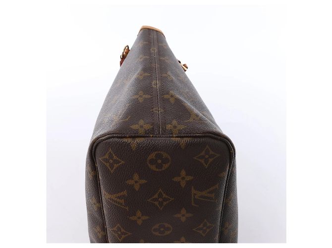 Borsa a tracolla Louis Vuitton Neverfull PM Monogram Canvas Marrone M40155 - vista 8