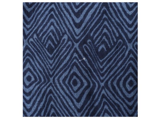 Autre Marque CC Collection Corneliani Dark Blue Patterned Shirt, Size 40 IT - view 11