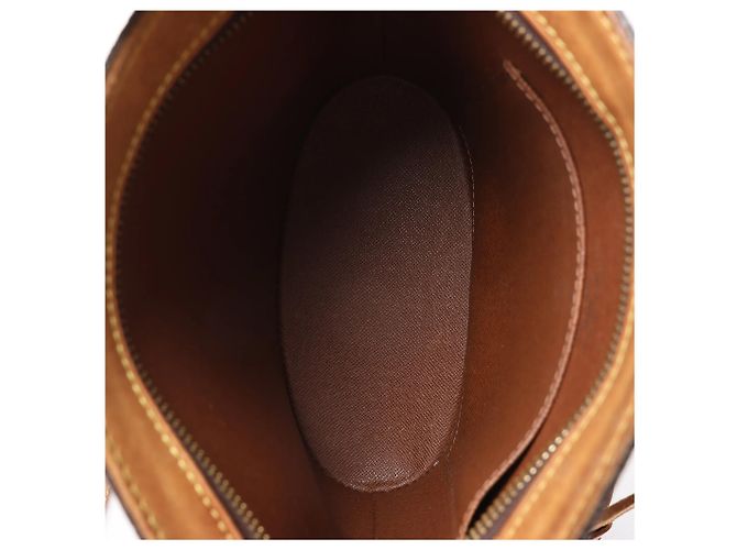 Borsa a tracolla Louis Vuitton Drouot in tela Monogram marrone M51290 - vista 13