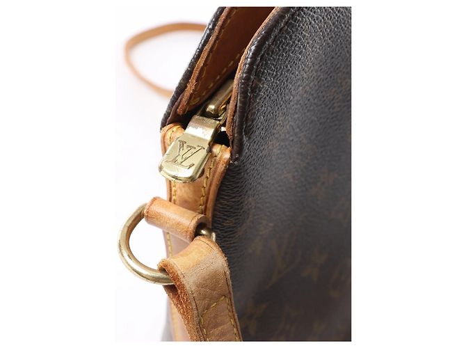 Borsa a tracolla Louis Vuitton Drouot in tela Monogram marrone M51290 - vista 9
