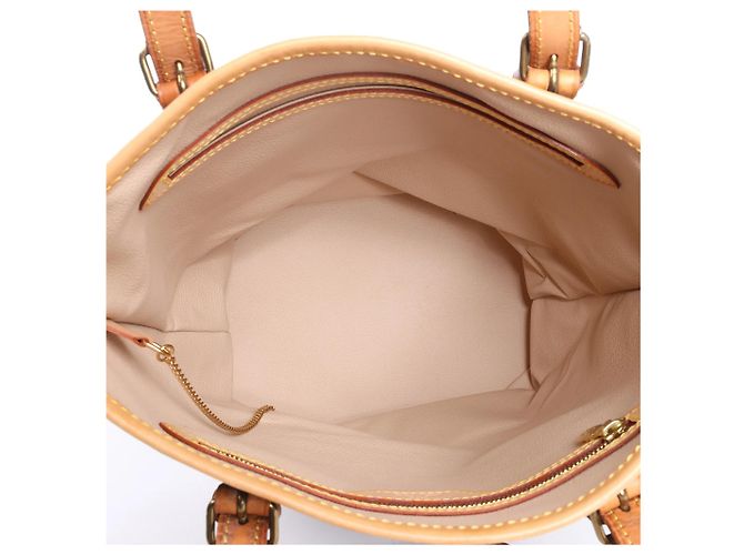 Borsa a tracolla Louis Vuitton Bucket GM Monogram Canvas Marrone M42236 Beige - vista 10