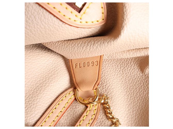 Borsa a tracolla Louis Vuitton Bucket GM Monogram Canvas Marrone M42236 Beige - vista 11