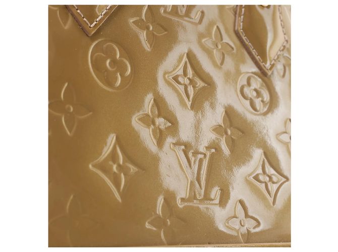 Borsa a mano 2Way Louis Vuitton Alma BB Monogram Vernis in Gold M91677 Marrone - vista 15