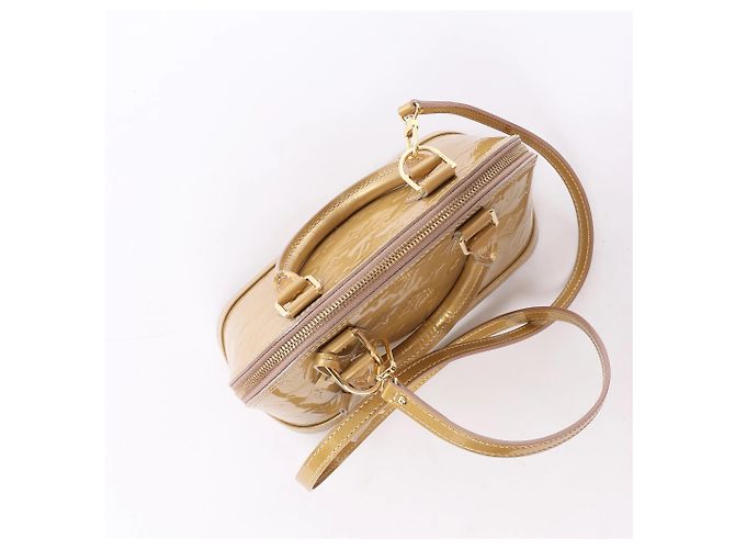 Borsa a mano 2Way Louis Vuitton Alma BB Monogram Vernis in Gold M91677 Marrone - vista 6
