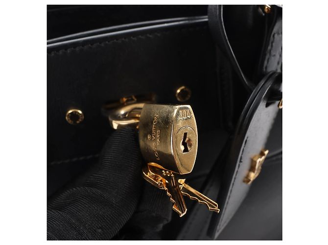 Borsa 2Way Louis Vuitton City Steamer PM Taurillon Nero M53028 - vista 4