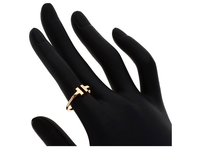 Anello T Wire di Tiffany & Co. in oro rosa 18K - vista 6
