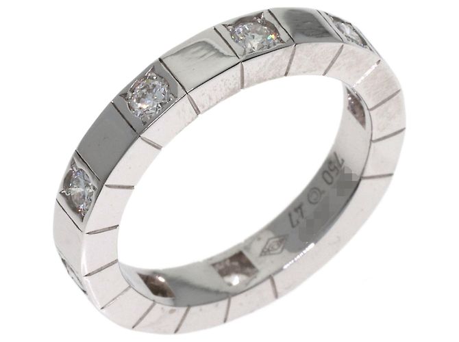 Cartier Lanieres Halb Diamant Ring in 18K Weißgold - Ansicht 2