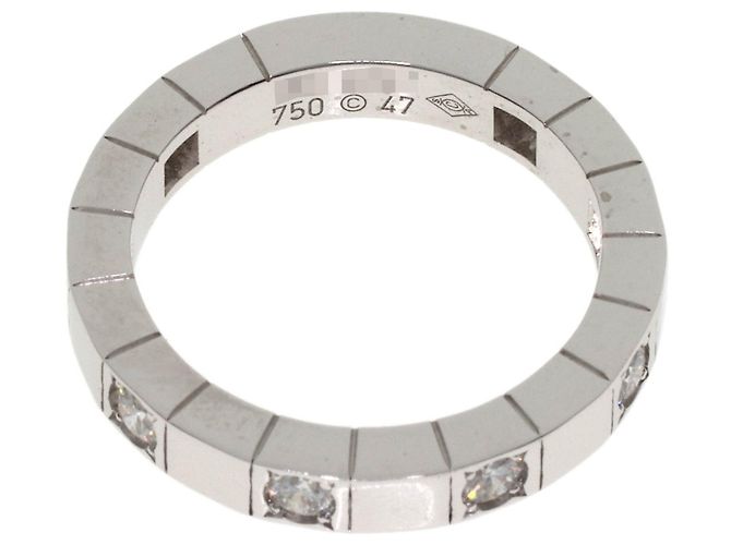 Cartier Lanieres Halb Diamant Ring in 18K Weißgold - Ansicht 4