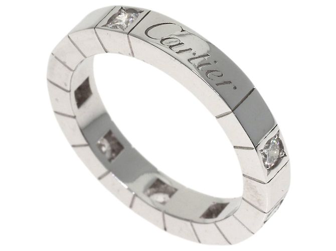 Cartier Lanieres Halb Diamant Ring in 18K Weißgold - Ansicht 5