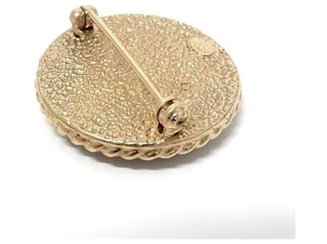 Chanel Coco Mark Brosche Schwarz Golden - Ansicht 2