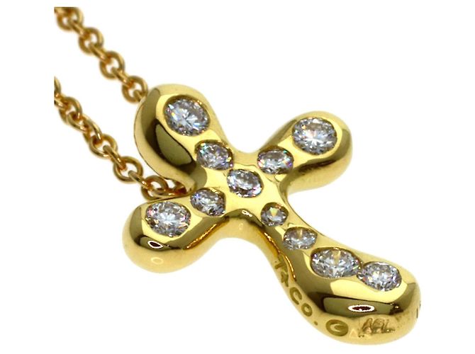 Collana Tiffany & Co. Small Cross Diamond - vista 4