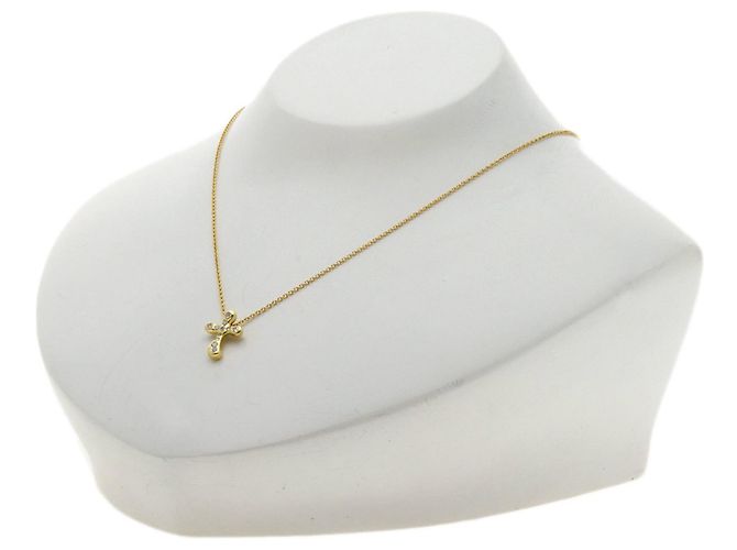 Collana Tiffany & Co. Small Cross Diamond - vista 5