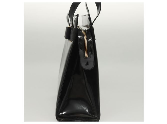 Salvatore Ferragamo Vala in pelle vernice Nero - vista 3