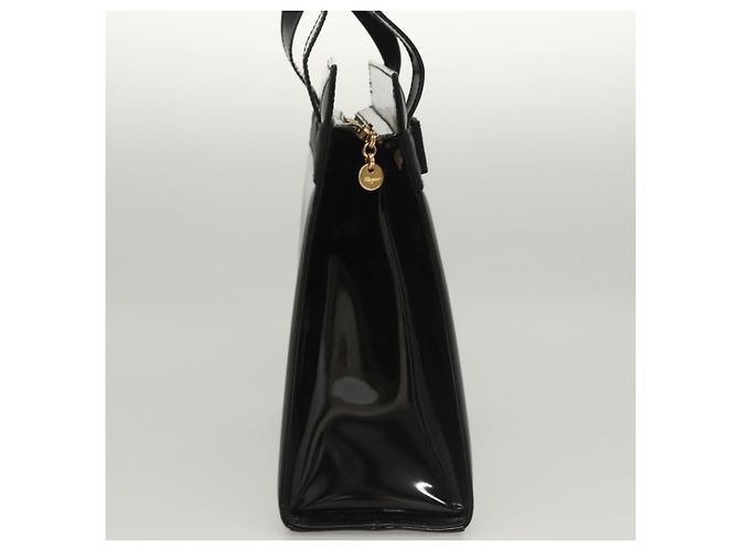 Salvatore Ferragamo Vala in pelle vernice Nero - vista 4