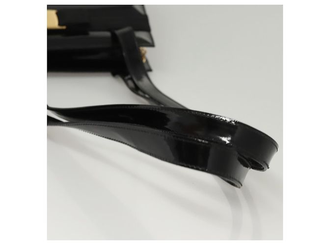 Salvatore Ferragamo Vala in pelle vernice Nero - vista 7