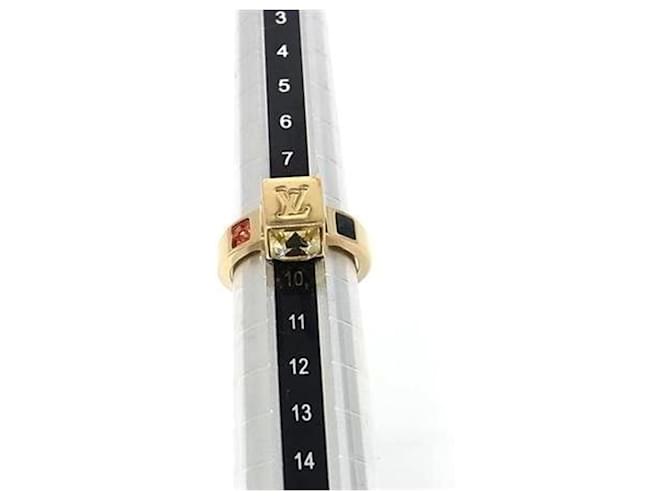 Anello Gamble Louis Vuitton D'oro - vista 3
