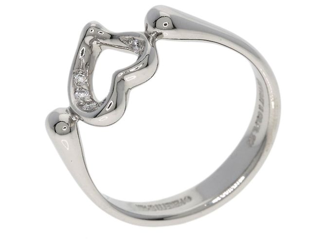 Tiffany & Co. Open Heart Diamantring in Platin - Ansicht 2
