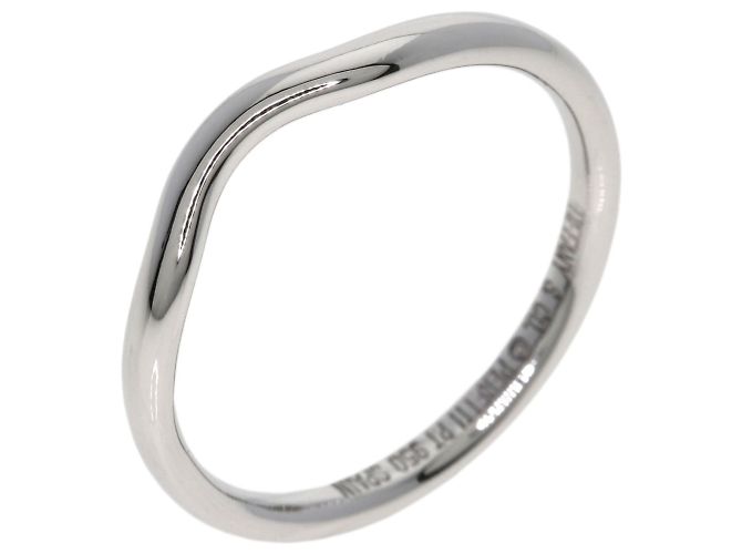 Tiffany & Co. Geschwungener Ring aus Platin - Ansicht 2