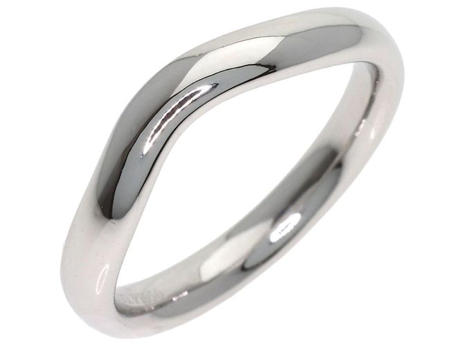 Anillo de banda curva en platino Tiffany & Co. - vista 2