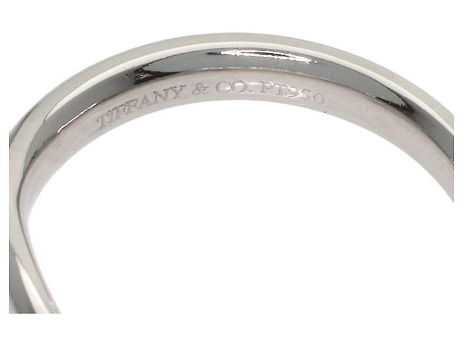 Anillo de banda curva en platino Tiffany & Co. - vista 5