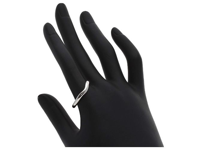 Tiffany & Co. Platin-Ring mit geschwungener Form - Ansicht 6