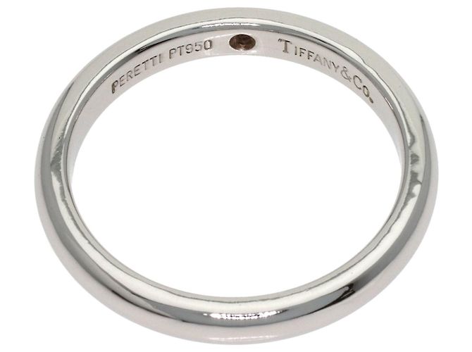 Tiffany & Co. Platinring mit Diamant - Ansicht 4