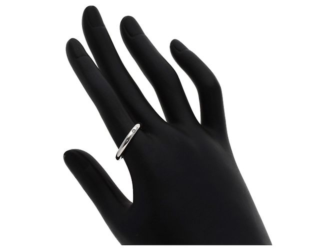 Tiffany & Co. Platinring mit Diamant - Ansicht 5