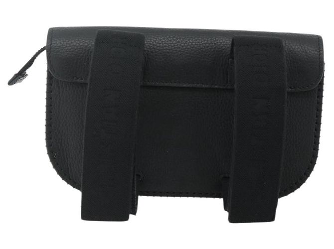 Pochette cinturón de cuero Christian Dior Saddle Negro - vista 2