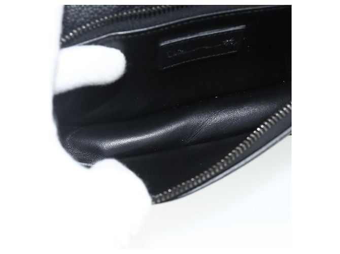 Pochette cinturón de cuero Christian Dior Saddle Negro - vista 5