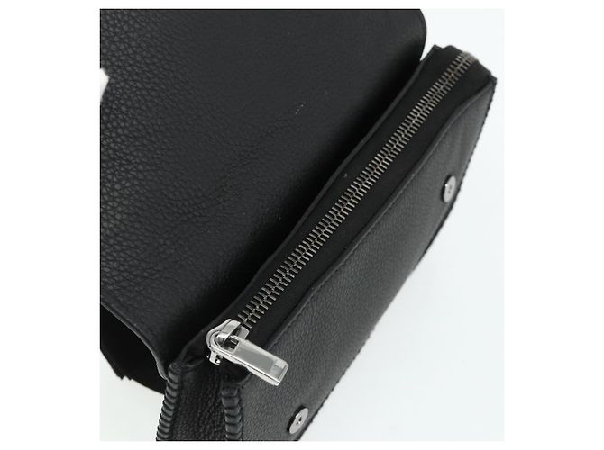 Pochette cinturón de cuero Christian Dior Saddle Negro - vista 7