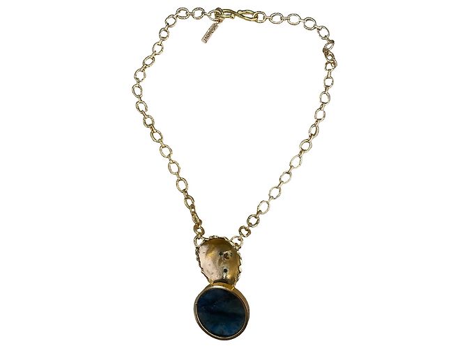 Autre Marque Dilip Jindal - Bijoux Couture - Collana Leone con pietre di Labradorite e Onice - vista 3
