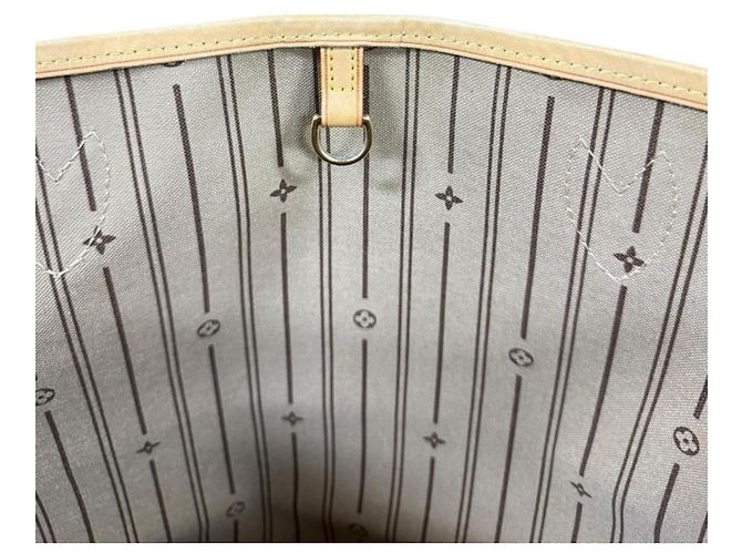 Borsa Tote Louis Vuitton Neverfull MM Monogram Marrone - vista 10