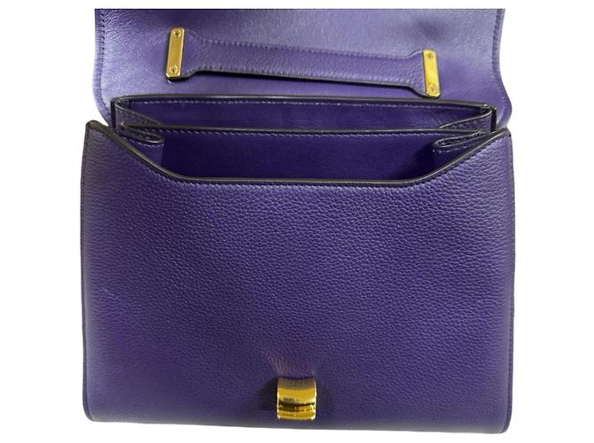 Borsa a tracolla Salvatore Ferragamo Margot Gancini Porpora - vista 12