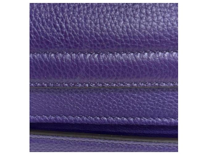 Borsa a tracolla Salvatore Ferragamo Margot Gancini Porpora - vista 13