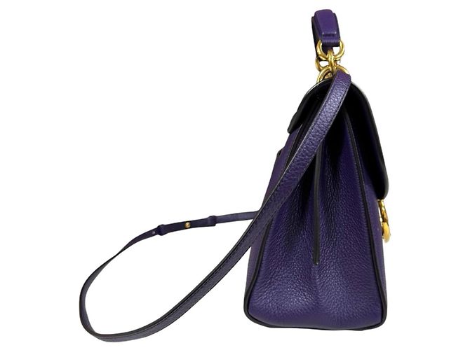 Borsa a tracolla Salvatore Ferragamo Margot Gancini Porpora - vista 4