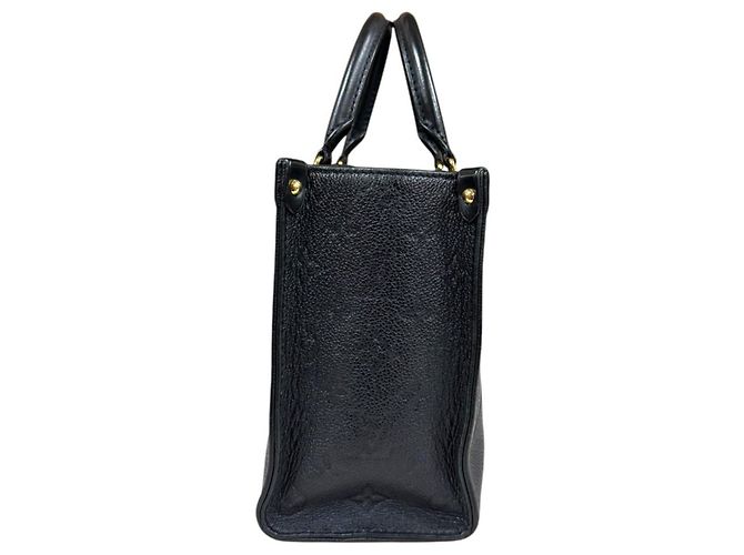 Borsa a spalla Louis Vuitton OnTheGo PM Monogram Empreinte Nero - vista 5