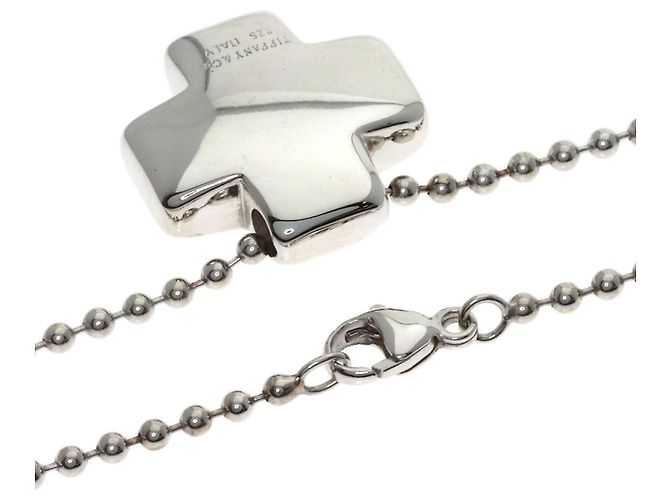 Collana Croce in Argento Tiffany & Co. - vista 2
