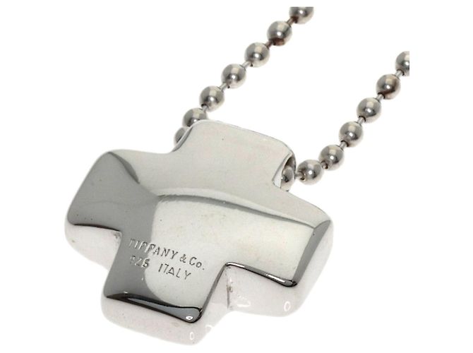 Collana Croce in Argento Tiffany & Co. - vista 4