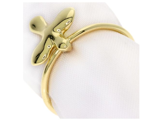 Anello Bird Cross di Tiffany & Co. in oro giallo 18K - vista 2